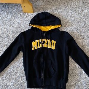 Mizzou zip up hoodie